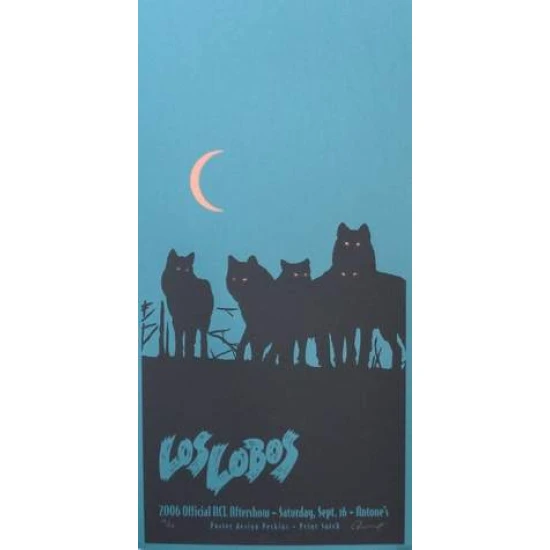Los Lobos Concert Poster by Billy Perkins (SOLD OUT)