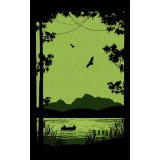 The Early Bird (Green) print by Powerslide Design Co (SOLD OUT)