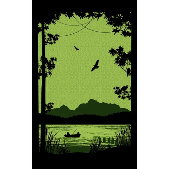The Early Bird (Green) print by Powerslide Design Co (SOLD OUT)