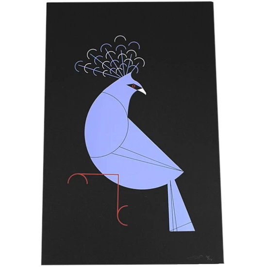 Victoria Crowned Pigeon by Eleanor Grosch