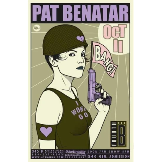 Pat Benatar Concert Poster (SOLD OUT)