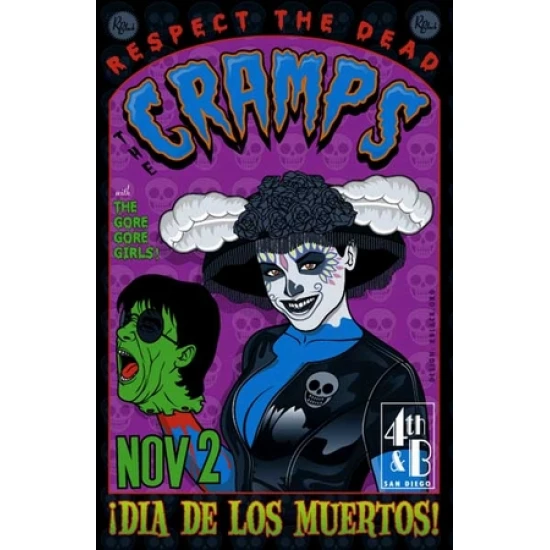 The Cramps Concert Poster by R. Black (SOLD OUT)