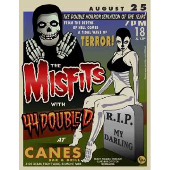 The Misfits Concert Poster by R. Black (SOLD OUT)