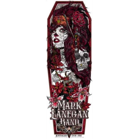 Mark Lanegan Australia tour poster by Rhys Cooper (SOLD OUT)