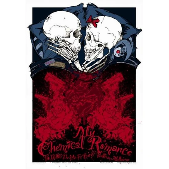 My Chemical Romance Concert Poster by Rhys Cooper (SOLD OUT)