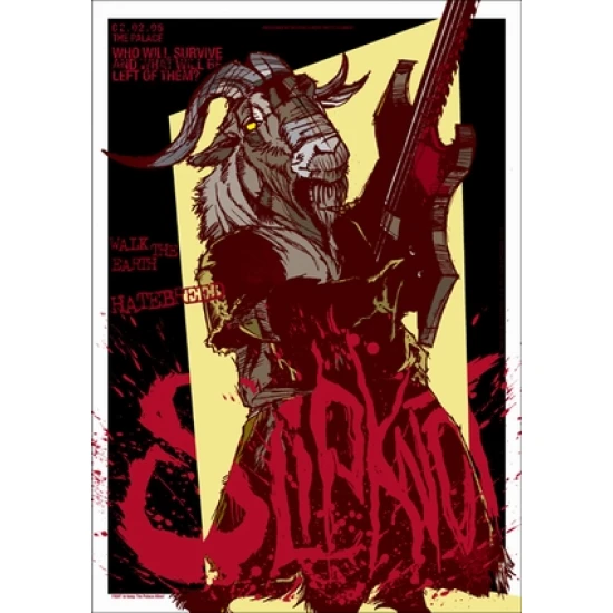 Slipknot Concert Poster by Rhys Cooper (SOLD OUT)