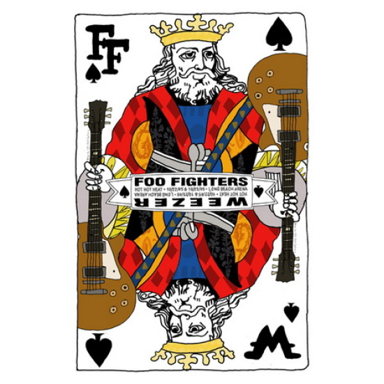 Foo Fighters Long Beach Concert Poster (SOLD OUT)