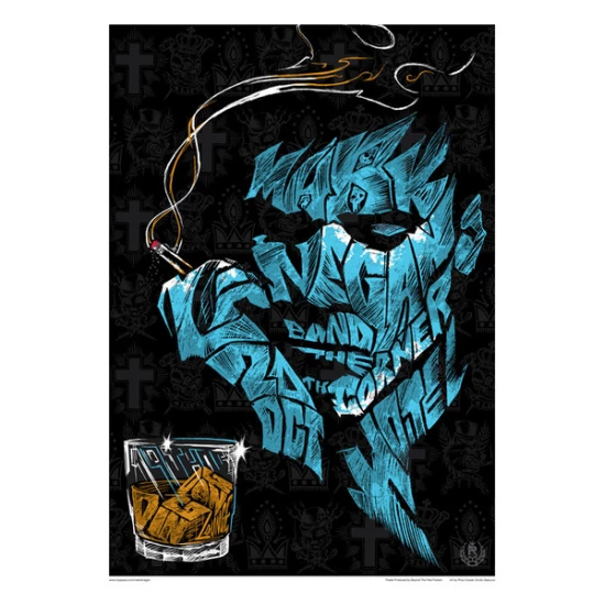 Mark Lanegan 2010 art print by Rhys Cooper (SOLD OUT)