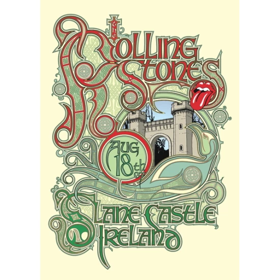Rolling Stones Slane Castle Concert Poster by Joe Whyte (SOLD OUT)