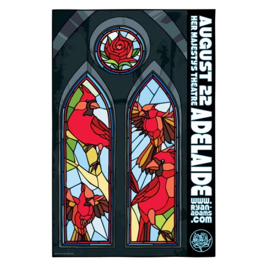 Ryan Adams Concert Poster (Adelaide - August 22) SOLD OUT
