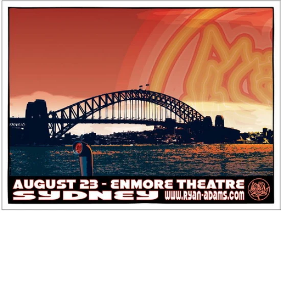 Ryan Adams Concert Poster (Sydney - August 23) (SOLD OUT)