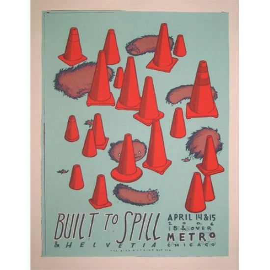 Built To Spill Concert Poster by Jay Ryan (SOLD OUT)