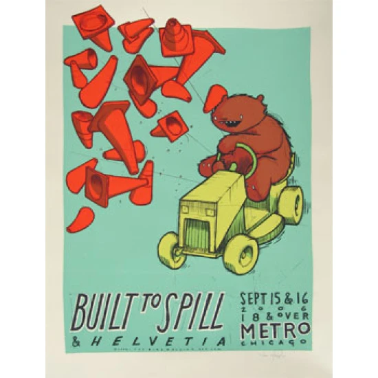 Built To Spill Poster by Jay Ryan (SOLD OUT)