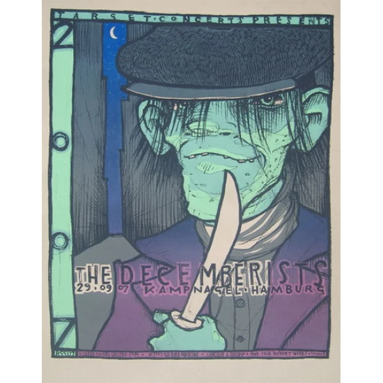 The Decemberists Hamburg Concert Poster by Jay Ryan