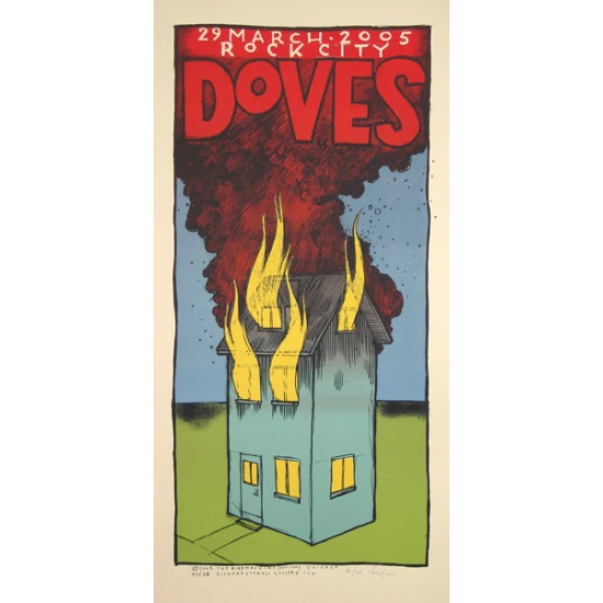 The Doves Concert Poster by Jay Ryan (SOLD OUT)