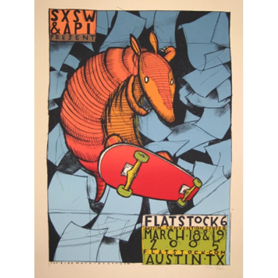 Flatstock 6 Poster by Jay Ryan (SOLD OUT)
