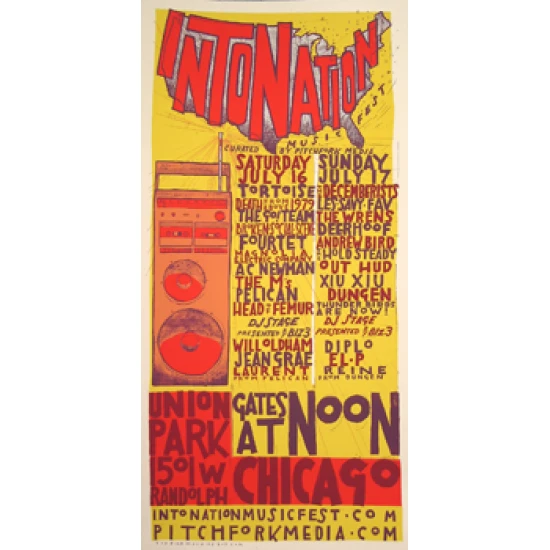 Intonation Poster by Jay Ryan (SOLD OUT)
