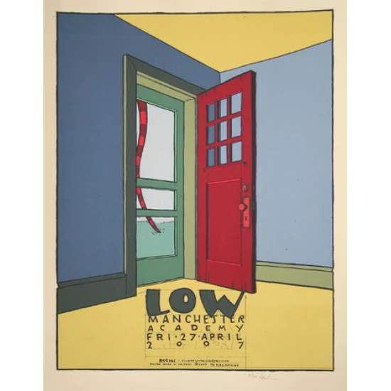 Low Concert Poster by Jay Ryan