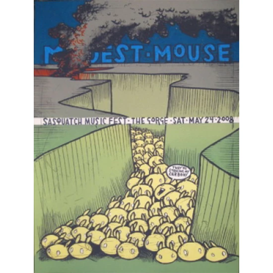 Modest Mouse Poster by Jay Ryan (SOLD OUT)