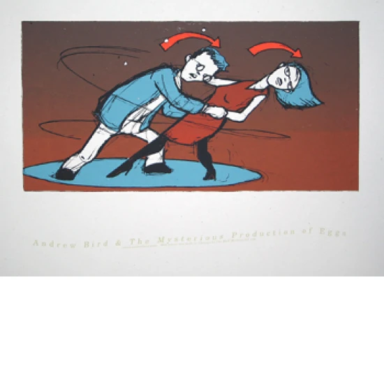 Andrew Bird Poster "Nervous Tick Motion" by Jay Ryan (SOLD OUT)