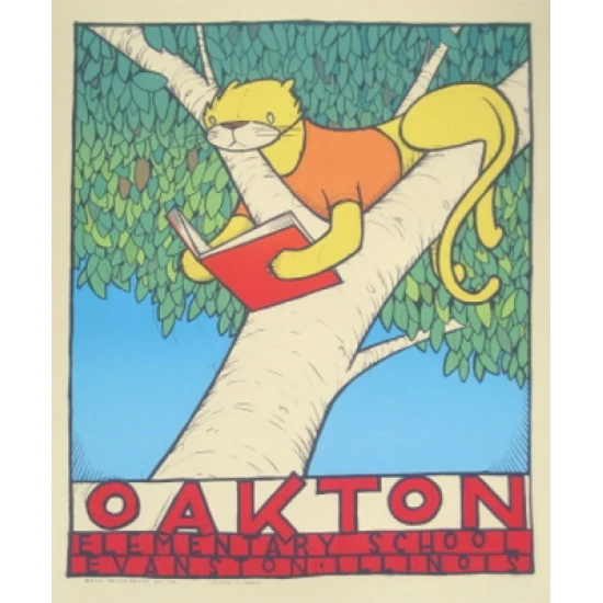 Oakton Elementary School print by Jay Ryan