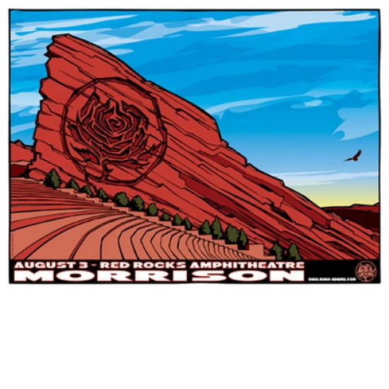 Ryan Adams Concert Poster (Red Rock - August 3) SOLD OUT