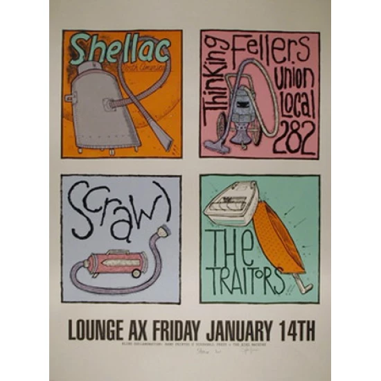 Shellac Concert Poster by Jay Ryan (SOLD OUT)