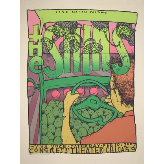 The Shins Concert Poster by Jay Ryan (SOLD OUT)
