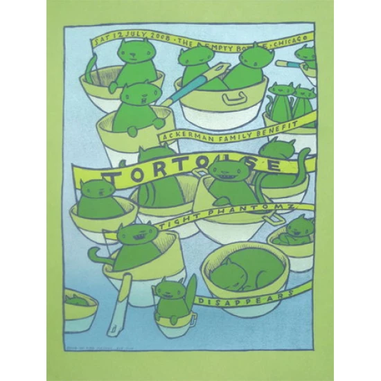 Tortoise Concert Poster by Jay Ryan
