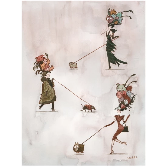About Town print by Scott C