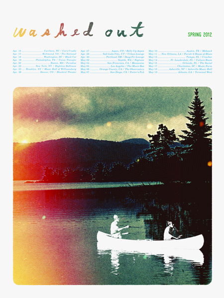 washed out tour poster