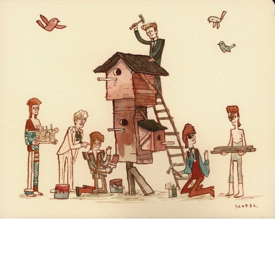 Building with the Bowies by Scott C (SOLD OUT)