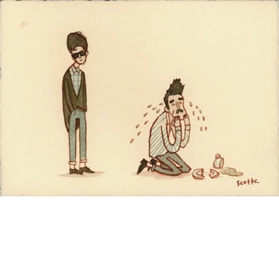 The Tea Spilling by Scott C (SOLD OUT)