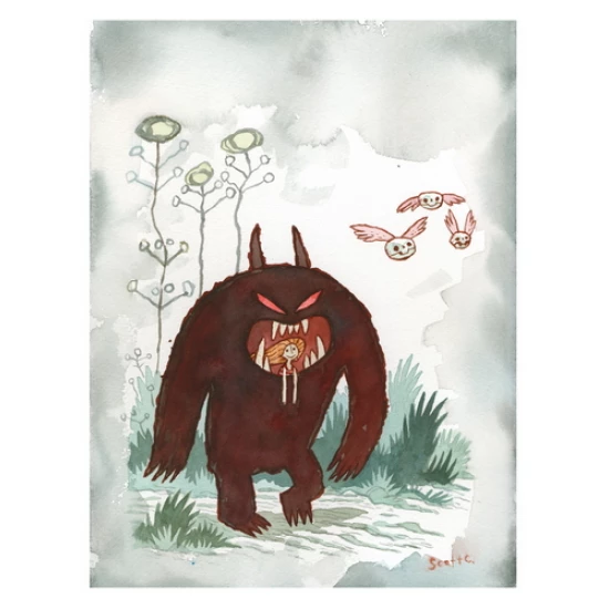 Monster Mouth print by Scott C