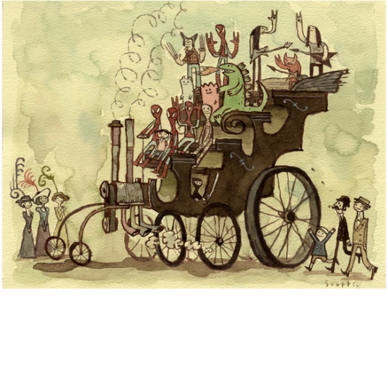 The Ride print by Scott C