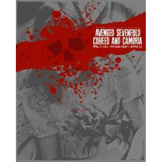 Coheed & Cambria Concert Poster by Todd Slater (SOLD OUT)