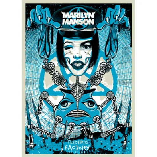 Marilyn Manson Concert Poster by Todd Slater (SOLD OUT)