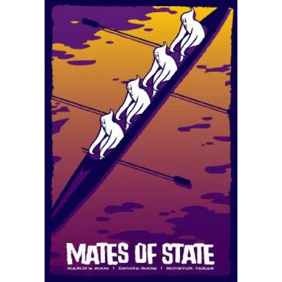 Mates of States Concert Poster by Todd Slater (SOLD OUT)