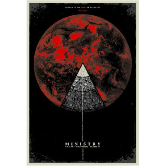 Ministry Concert Poster by Todd Slater (SOLD OUT)