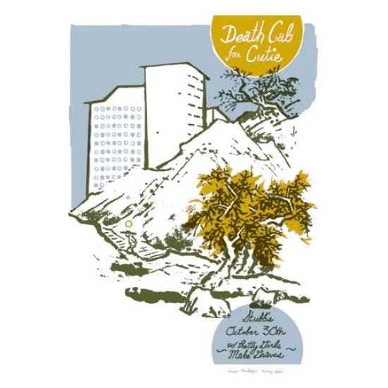 Death Cab for Cutie Poster by Bryan Keplesky (SOLD OUT)