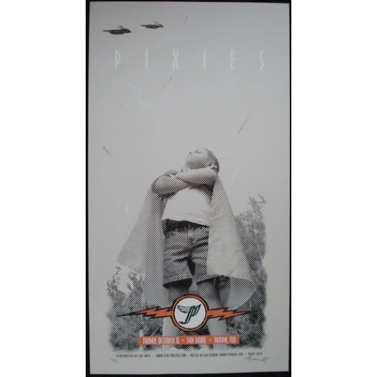 The Pixies Concert Poster by Billy Perkins (SOLD OUT)