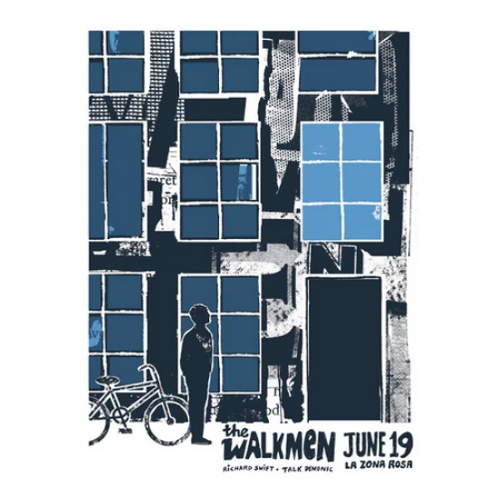 The Walkmen Concert Poster by Bryan Keplesky (SOLD OUT)