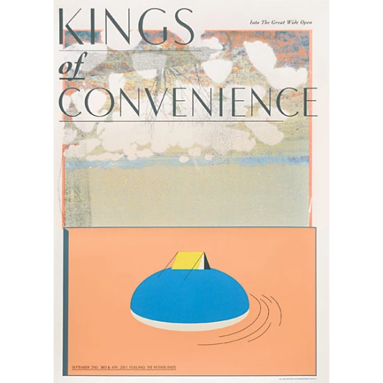 Kings of Convenience concert poster by Sonnenzimmer (SOLD OUT)