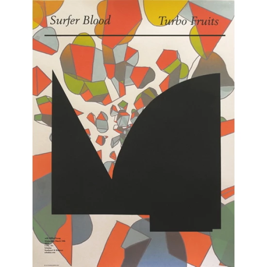 Surfer Blood concert poster by Sonnenzimmer