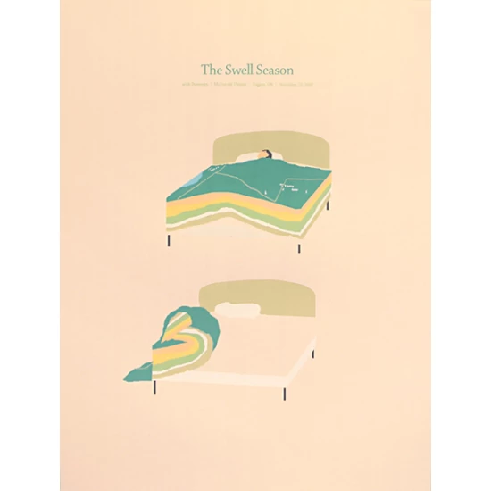 The Swell Season concert poster by Sonnenzimmer