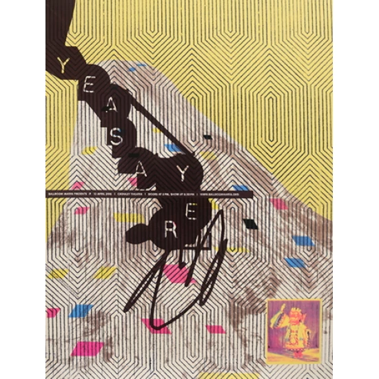 Yeasayer concert poster by Sonnenzimmer (SOLD OUT)