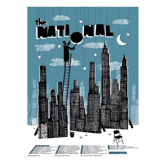The National Tour Poster by Spike Press (SOLD OUT)