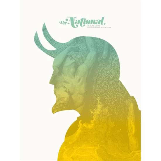 The National Milwaukee Concert Poster by Spike Press (SOLD OUT)