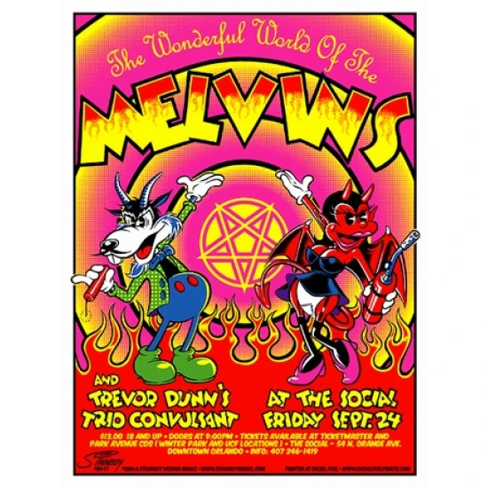 Melvins Concert Poster by Stainboy (SOLD OUT)