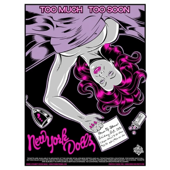 New York Dolls Concert Poster by Stainboy (SOLD OUT)